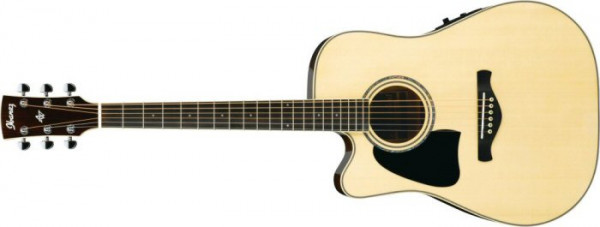 Ibanez AW300LECE NT Natural Lefthand High Gloss