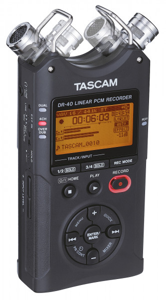 TASCAM DR-40v2, 4 Track Handheld Recorder