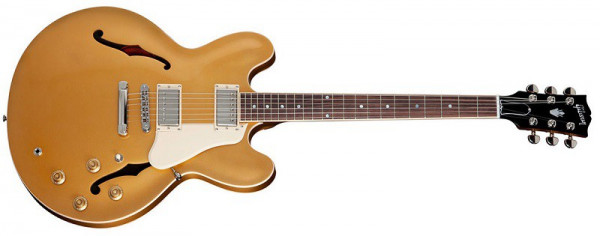 Gibson ES 335 Dot Plain Top Gold Top