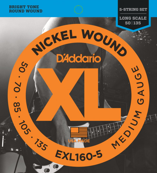 D'Addario EXL160-5 Bass