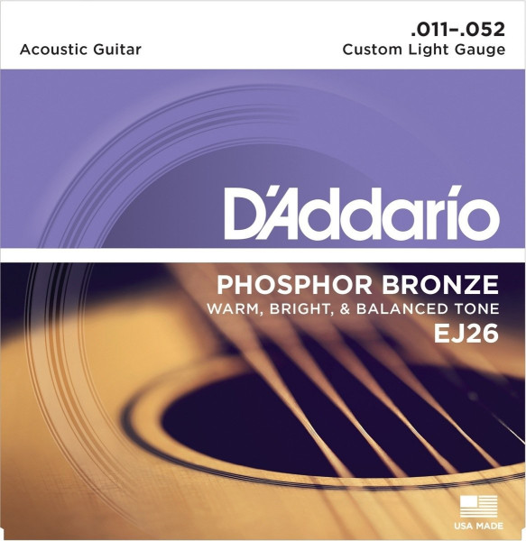 D'Addario EJ26 Phosphor Bronze