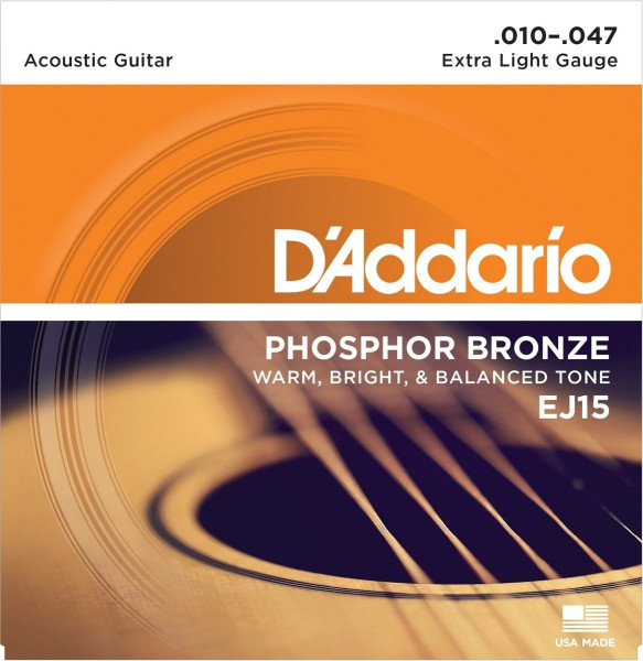 D'Addario EJ15 Phosphor Bronze
