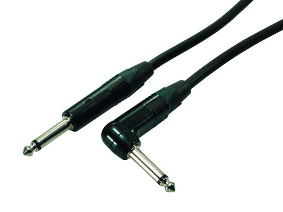 Contrik NGK1R-BL Winkel Instrumenten Kabel 1m
