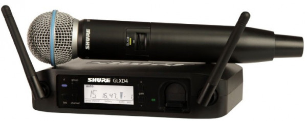 Shure Beta Wireless Digital Vocal GLXD24E B58