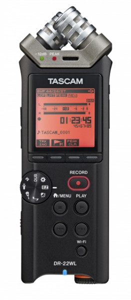 TASCAM DR-22WL, Stereo Handheld Recorder, WiFi