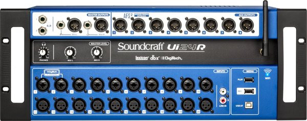 Soundcraft Ui24R (24 Ch. Digital Mixer/Multi-Track USB Recorder-WiFi)