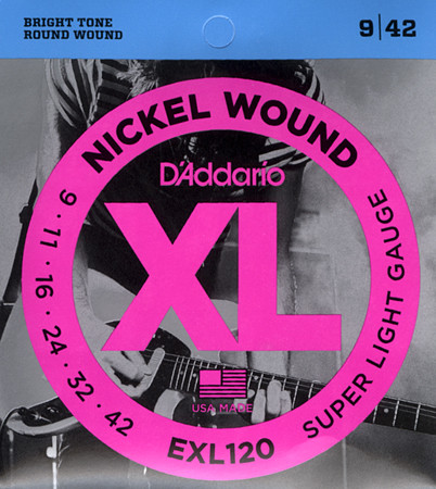 D'Addario EXL120 Nickel Wound